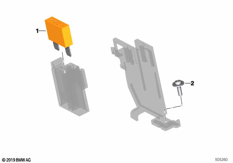 Предохранитель Maxi оранжевый
