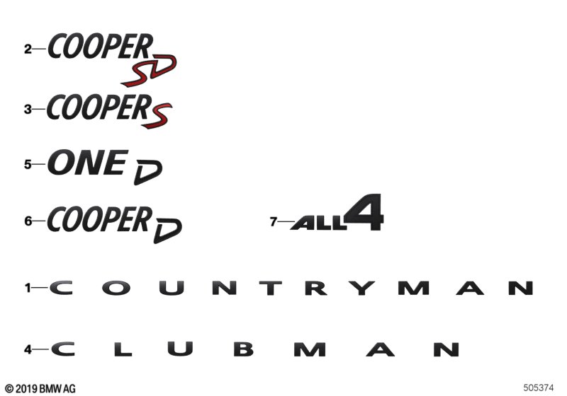 Надписи - Piano Black R5x, R60