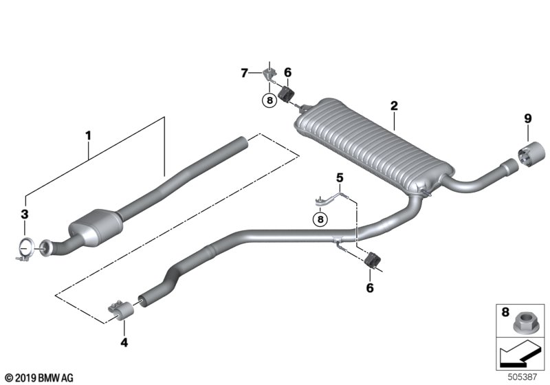 Система выпуска ОГ Зд