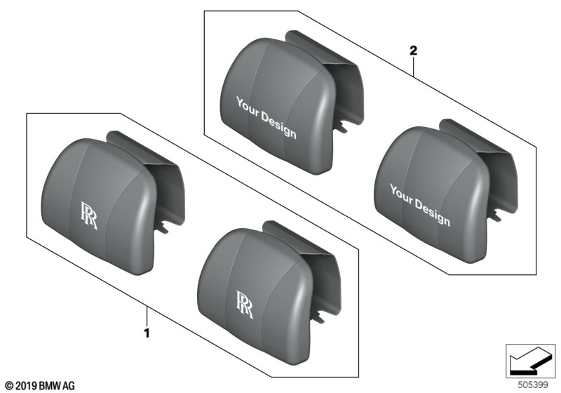 Персонализированные подушки подголовника