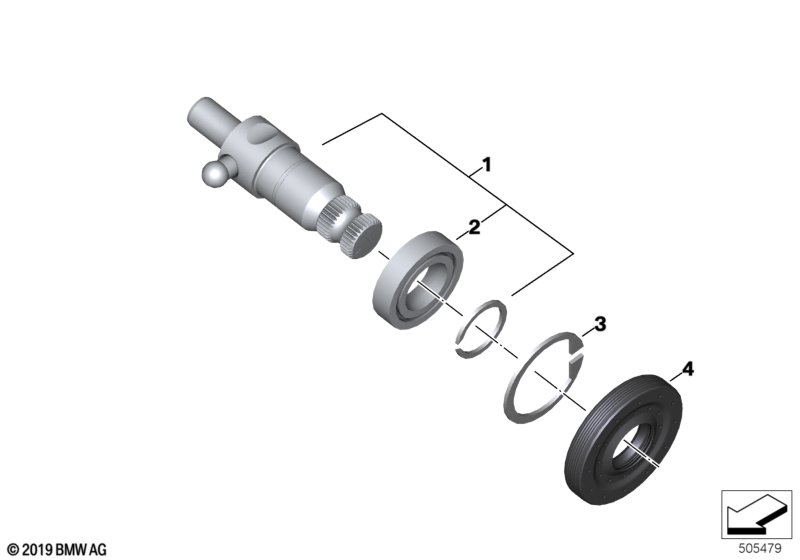 Шток выбора передач