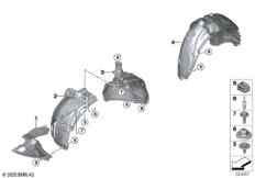 Защитный кожух колесной ниши