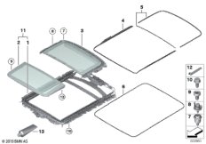 Панорамная крыша с электроприводом