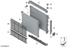 Крепеж радиатора охлаждающей жидкости