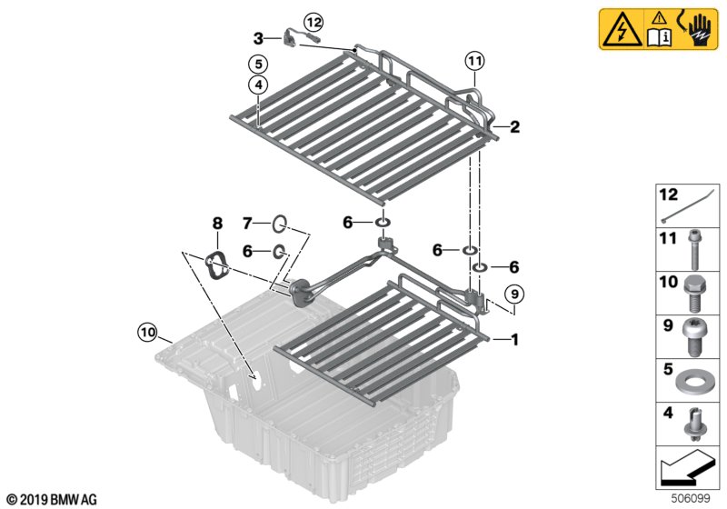 Радиатор высоковольтной батареи
