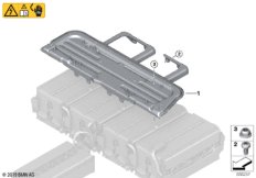 Крепежн.пластина высоковольтной батареи