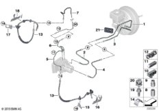 Трубопровод тормозного привода Пд