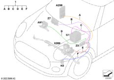 Кабель питания, основной жгут проводов