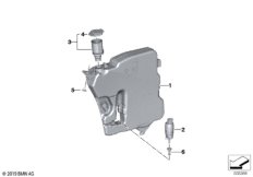 Детали бачка стеклоомывателя