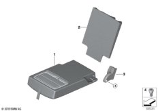 Средний подлокотник сиденья Зд