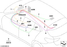 Рем.ассорт.жгутов провод.Head Unit High