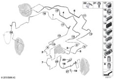 Трубопровод тормозного привода Пд