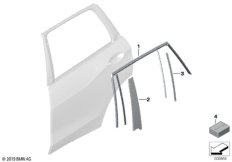 Накладки и уплотнения двери Зд