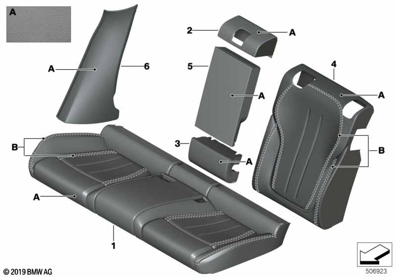 Leather seat