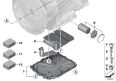 GS7D36SG, масляный поддон