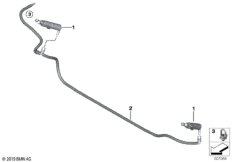 Детали системы омывателей фар
