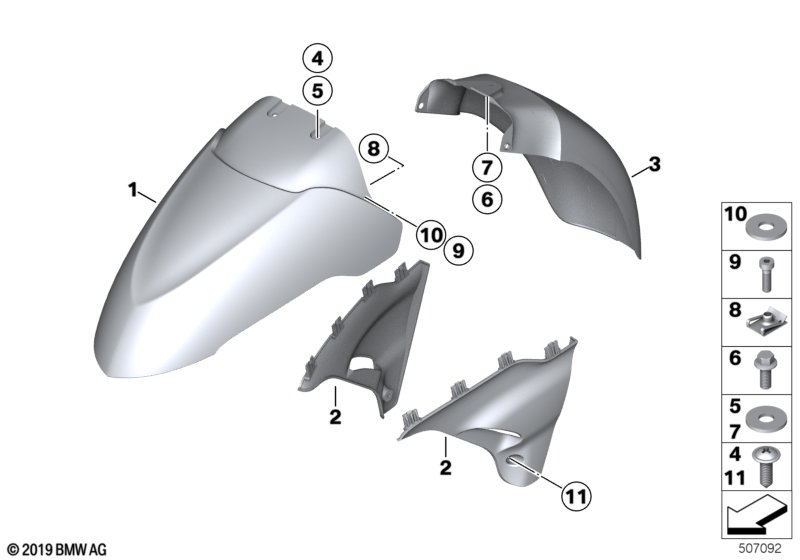 Колпак переднего колеса