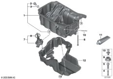 Масляный картер/маслоизмерит.приспособл.