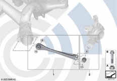 Ремкомплект продольного рычага подвески
