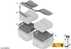 Высоковольтная батарея, теплоиз.экран