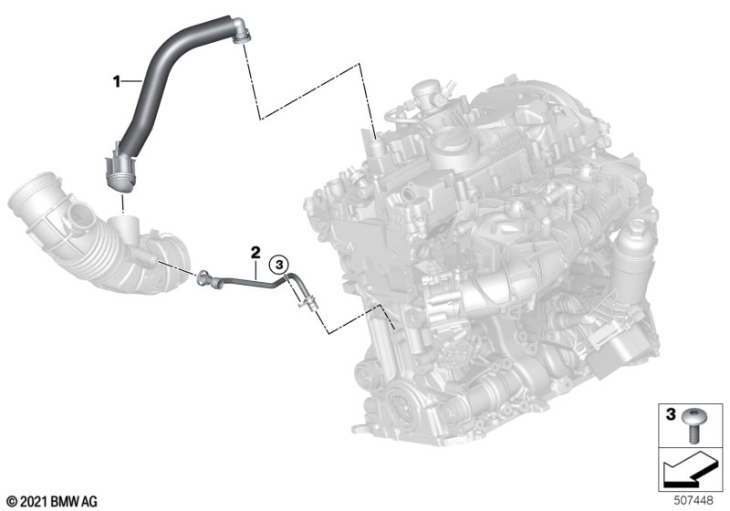 Система вентиляции картера