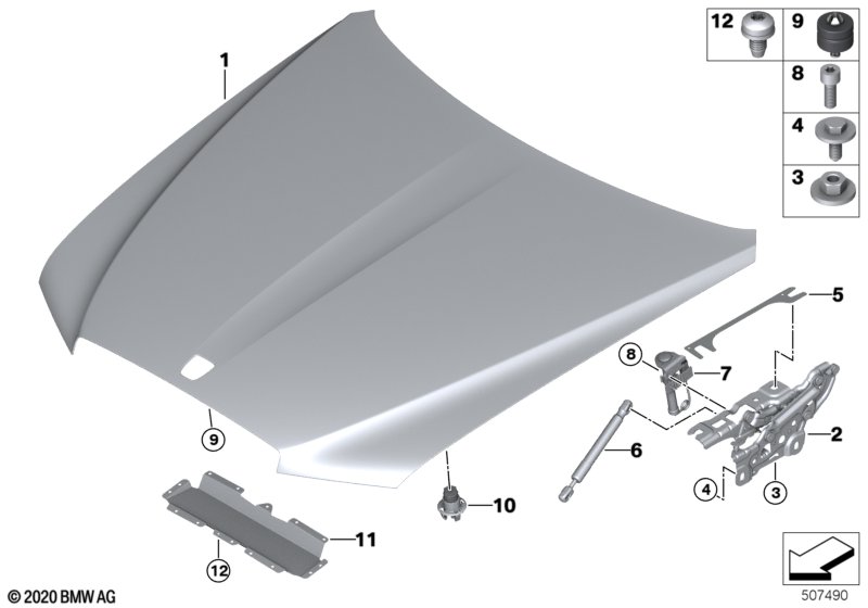 Крышка капота / навесное оборудование