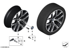 BMW л/с диск с Y-обр.спицами 783 - 19"