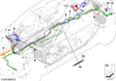 Провод батареи/кабель на массу
