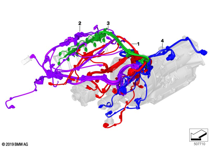 жгут проводов двигателя