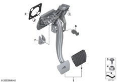 Педальный механизм АКПП