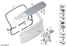 Дополнительные элементы багажной двери