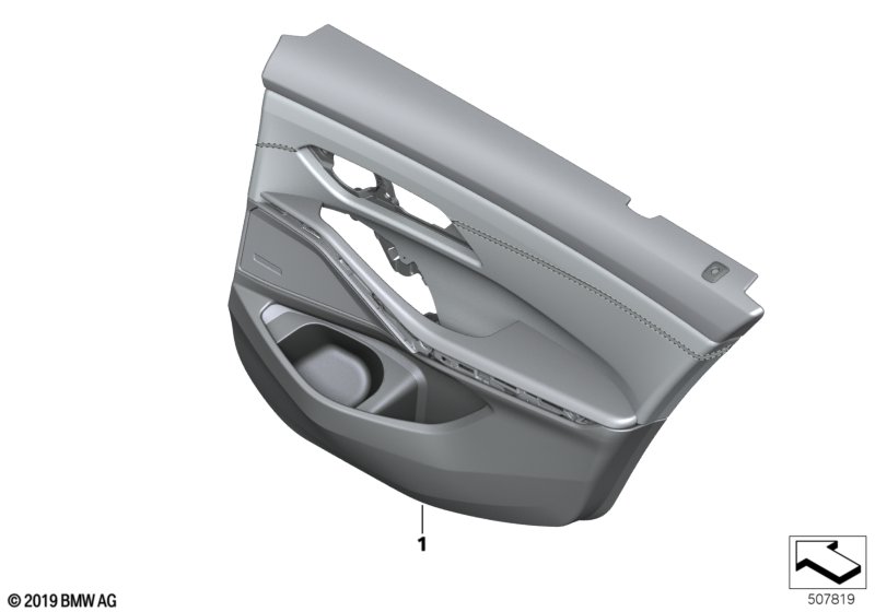 Обшивка двери Individual кожа Зд