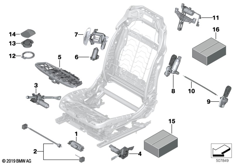 F/G-серия сервопривод продольной регулировки сидения