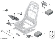 Сиденье Пд, э/оборудование и приводы