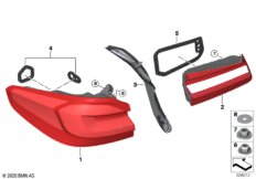 Блок задних фонарей