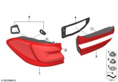 Блок задних фонарей