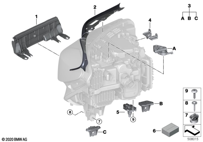 Детали фары