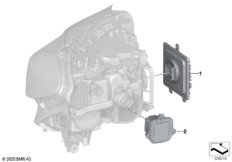 Детали электронного блока фары