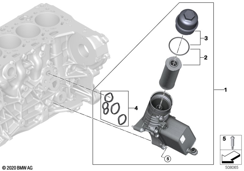 Масляный фильтр B57