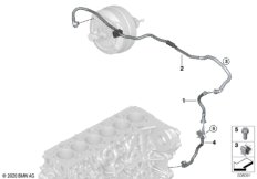 Вакуумный трубопр.усилителя тормозов