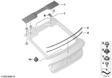 Дополнительные элементы багажной двери
