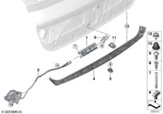 Система замков багажной двери