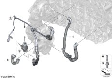 Система охлаждения турбонагнетателя