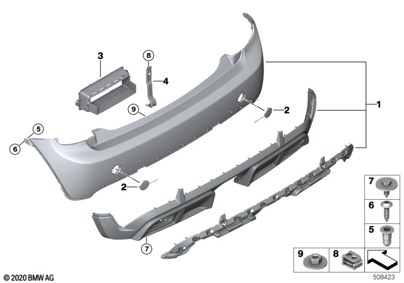 Aerokit облицовка сзади GP