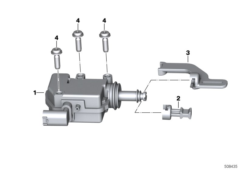 Серводвигатель центрального замка