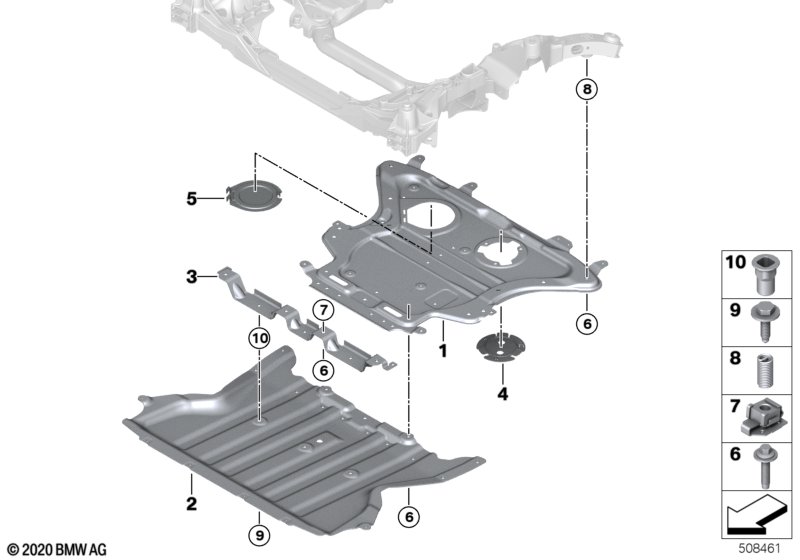 Пер.подрамник полн.привод п/подк.брус