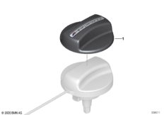 Крышка пробки топливного бака карбон