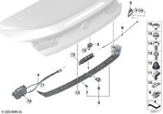 Система замков багажной двери