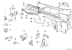 детали передка кузова