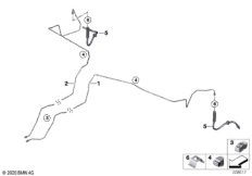 Трубопровод тормозного привода Зд